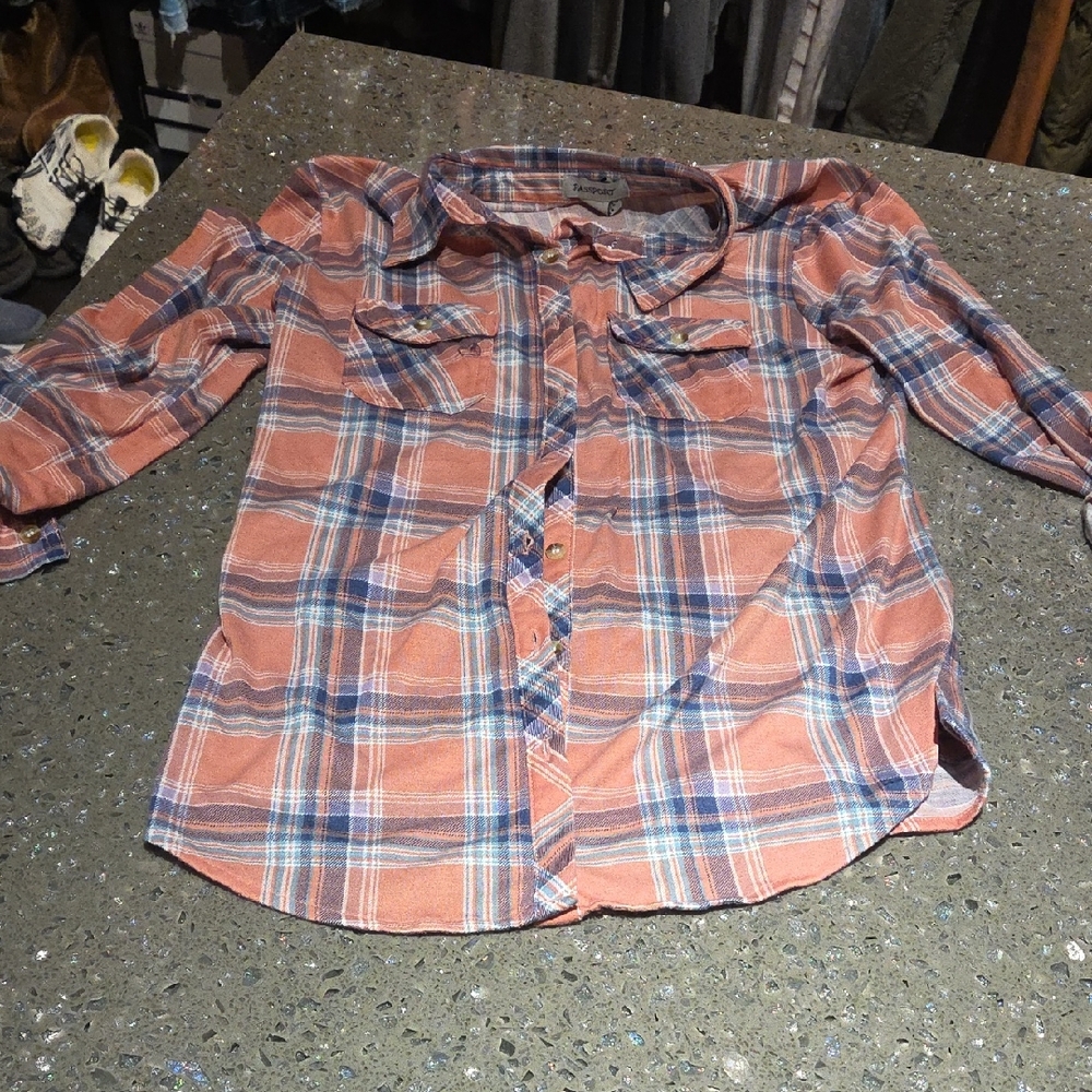 Passport Women Pink/peach Thin Flannel